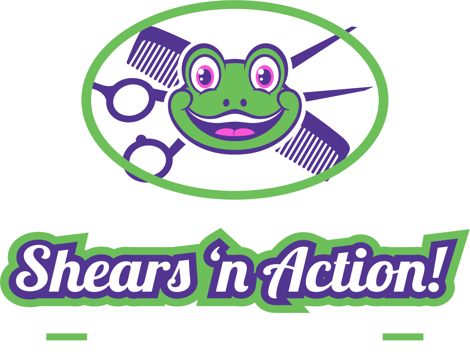 Shears 'n Action Logo'
